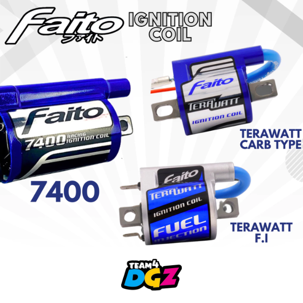 FAITO Ignition Coil 7400 TeraWatt Universal F.I, Carb